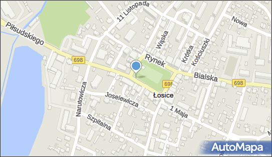 Parking, Rynek698, Łosice 08-200 - Parking