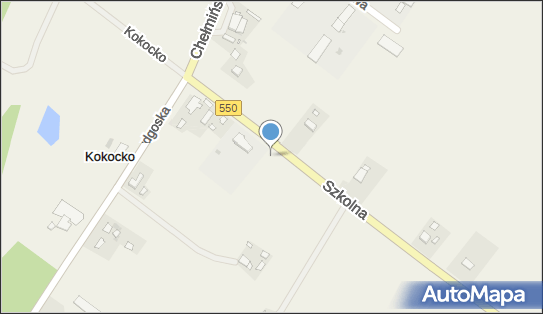 Parking, DW 550, Kokocko - Parking