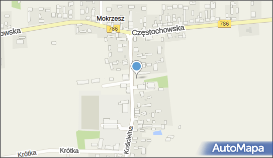 Parking, Kościelna 16, Mokrzesz 42-244 - Parking