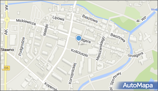 Parking, Plac ks., kard. Stefana Wyszyńskiego, Sławno - Parking