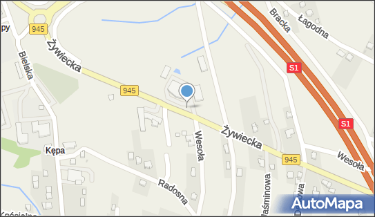 Parking, Żywiecka, Rybarzowice 43-378 - Parking