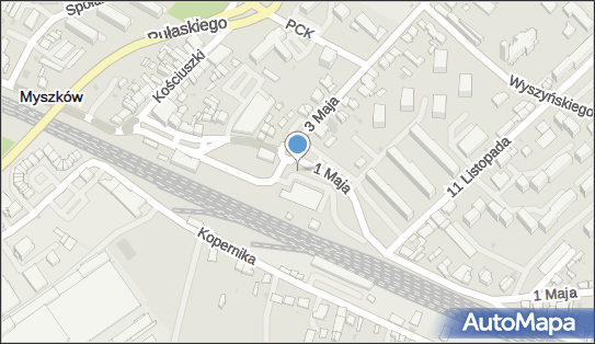 Parking, 1 Maja 2B, Myszków 42-300 - Parking