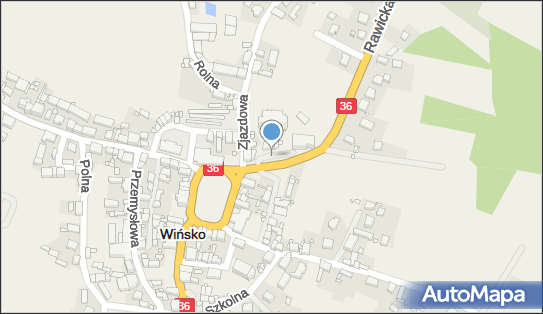 Parking, DK36, Rawicka, Wińsko 56-160 - Parking