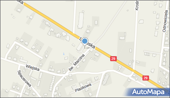 Parking, św. Marcina 4, Marcinowice 66-600 - Parking