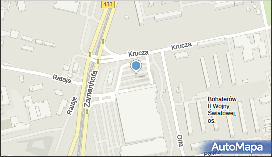 Parking, Krucza, Poznań od 60-001 do 60-965, od 61-001 do 61-897 - Parking