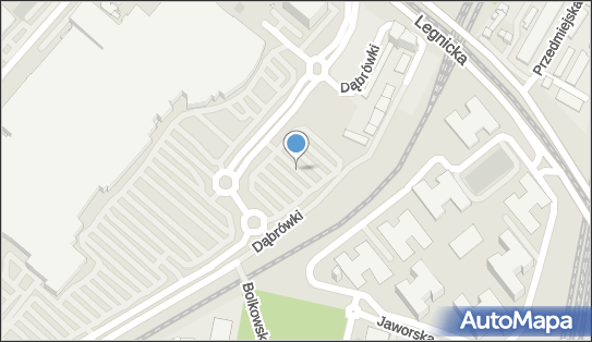 Parking, Dąbrówki, Wrocław od 50-001 do 50-576, od 51-001 do 51-692, od 52-007 do 52-444, od 53-004 do 53-681, od 54-001 do 54-705 - Parking