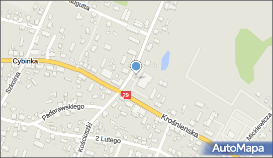 Parking, Krośnieńska29 1, Cybinka 69-108 - Parking