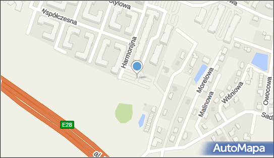 Parking, Harmonijna, Borkowo 80-180 - Parking