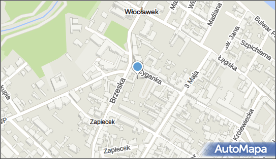 Parking, Cyganka 25, Włocławek - Parking