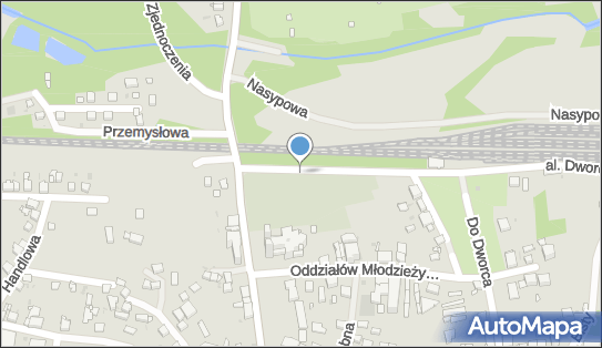 Przy cmentarzu parafialnym i kościele Trójcy Przenajświętszej 41-707 - Parking