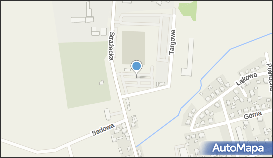 przy cmentarzu, Strażacka / Objazdowa, Sulmierzyce 98-338 - Parking