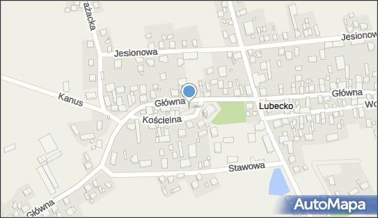 Przy kościele, Kościelna, Lubecko 42-700 - Parking