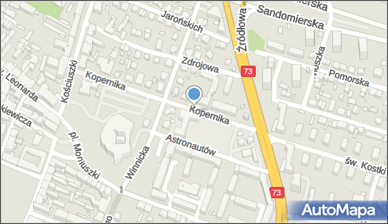 6, Kopernika Mikołaja, Kielce 25-336 - Parkomat