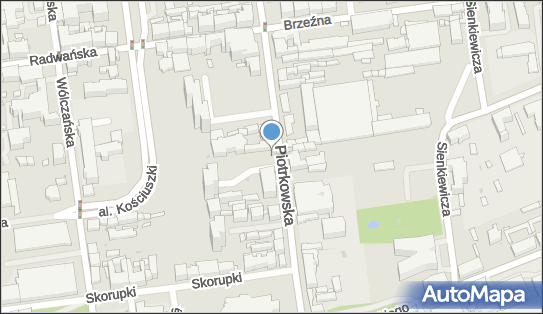 nr 176, Piotrkowska 243, Łódź - Parkomat