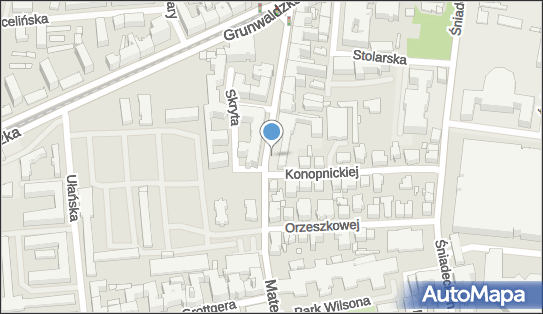 Parkomat, Matejki Jana 65a, Poznań 60-771 - Parkomat