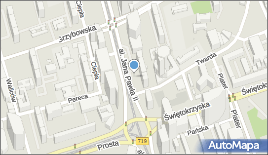 Parkomat, Aleja Jana Pawła II, Warszawa - Parkomat
