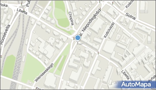 Parkomat, Aleja Niepodległości, Poznań 61-713, 61-714, 61-874, 61-875 - Parkomat