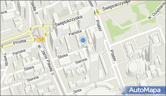 Parkomat, Śliska 6, Warszawa 00-127 - Parkomat