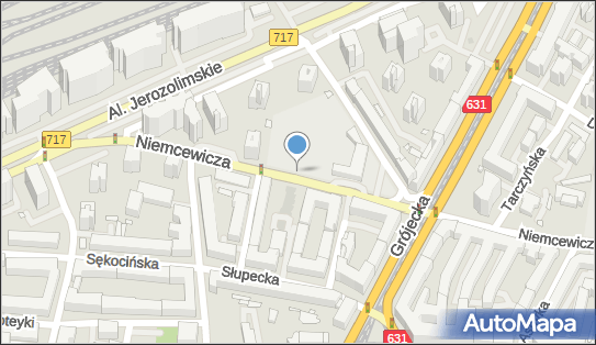 Parkomat, Niemcewicza Juliana Ursyna717, Warszawa 02-022, 02-027, 02-306 - Parkomat