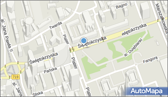 Parkomat, Świętokrzyska719 32, Warszawa 00-116 - Parkomat