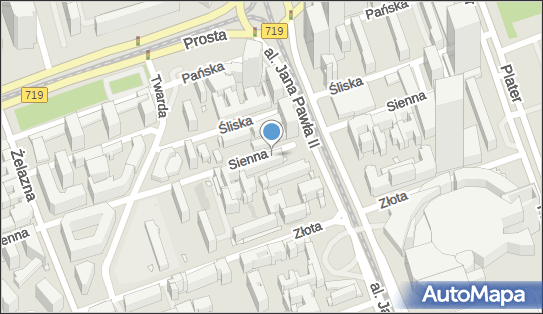 Parkomat, Sienna 9, Warszawa 00-121 - Parkomat
