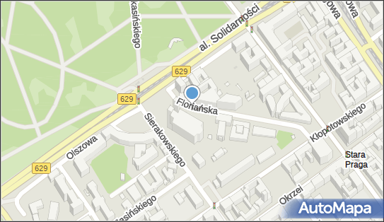 Parkomat, Floriańska 12, Warszawa 03-707 - Parkomat