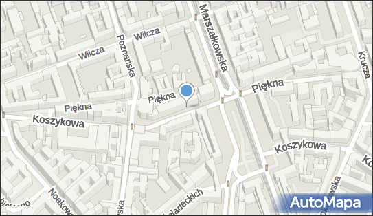 Parkomat, Piękna 31/37, Warszawa 00-677 - Parkomat