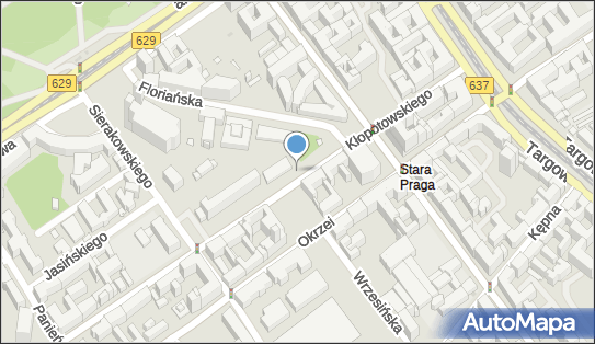 Parkomat, Kłopotowskiego Ignacego, ks., Warszawa 03-708, 03-717, 03-718, 03-720 - Parkomat