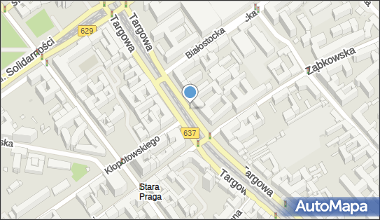 Parkomat, Targowa637 64, Warszawa 03-734 - Parkomat