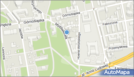 Parkomat, Myśliwiecka, Warszawa 00-459 - Parkomat