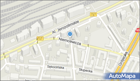Parkomat, Niemcewicza Juliana Ursyna717 25, Warszawa 02-306 - Parkomat
