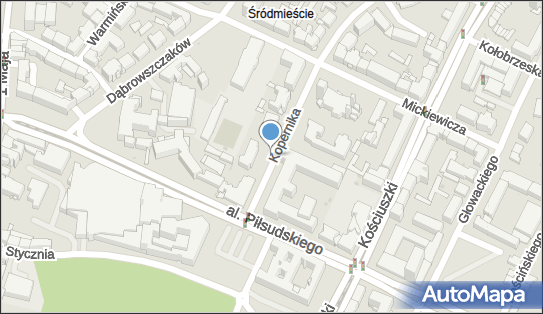 Parkomat, Kopernika Mikołaja, Olsztyn 10-510, 10-511, 10-512, 10-513, 10-551, 10-580 - Parkomat