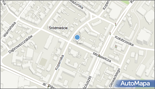 Parkomat, Mickiewicza Adama, Olsztyn 10-508, 10-509, 10-548, 10-549, 10-550, 10-551 - Parkomat
