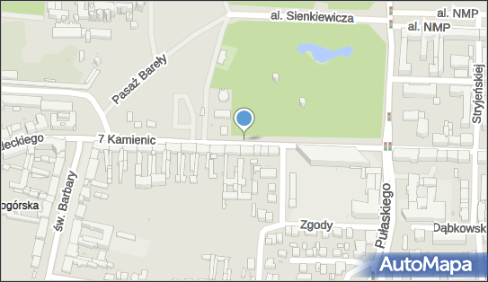 Parkomat, 7 Kamienic 9, Częstochowa - Parkomat