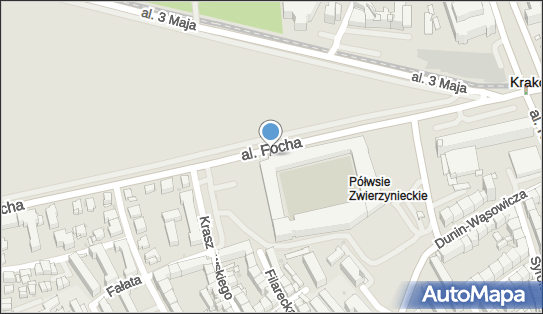 Parkometr 0926, Aleja marsz. Ferdynanda Focha, Kraków 30-110 - Parkomat