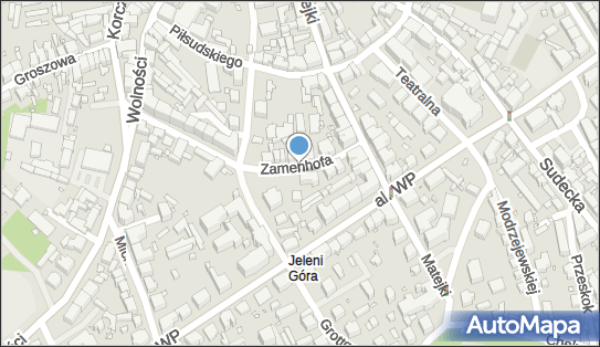 Parkometr 25, dr. Ludwika Zamenhofa, Jelenia Góra 58-500 - Parkomat