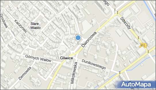 Strefa B 114, Dworcowa, Gliwice 44-100 - Parkomat, godziny otwarcia