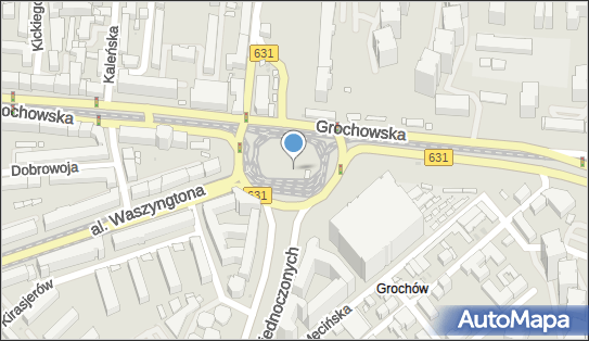 Wiatraczna, Rondo Wiatraczna631637, Warszawa 04-368 - Pętla tramwajowa
