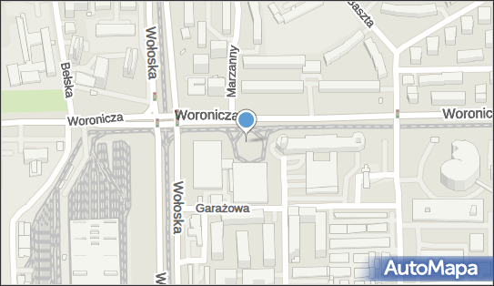 Woronicza, Woronicza Jana Pawła, Warszawa 00-999, 02-625, 02-631, 02-640 - Pętla tramwajowa