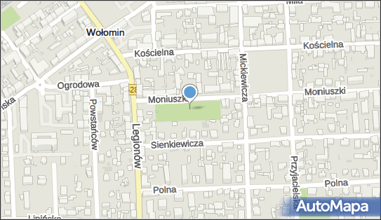 Plac zabaw, Ogródek, Sienkiewicza Henryka 11a, Wołomin 05-200 - Plac zabaw, Ogródek