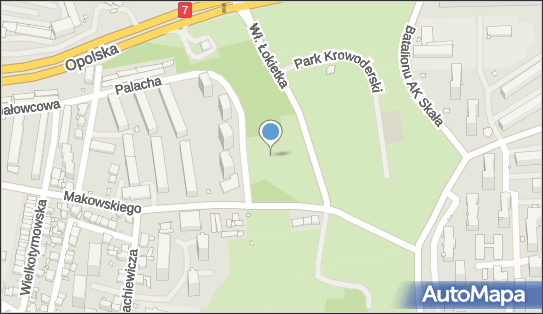 Plac zabaw, Ogródek, Palacha Jana, Kraków 31-325 - Plac zabaw, Ogródek