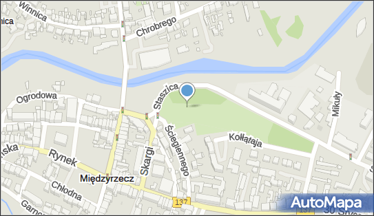 Plac zabaw, Ogródek, Ściegiennego Piotra, ks. 12, Międzyrzecz 66-300 - Plac zabaw, Ogródek