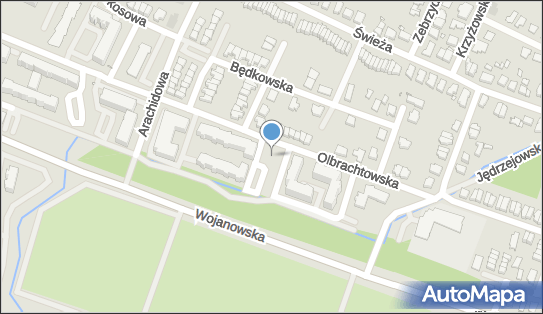 Plac zabaw, Ogródek, Olbrachtowska 31, Wrocław 54-063 - Plac zabaw, Ogródek
