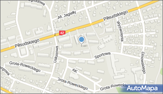 Plac zabaw, Ogródek, Tysiąclecia Państwa Polskiego 13 98-355 - Plac zabaw, Ogródek