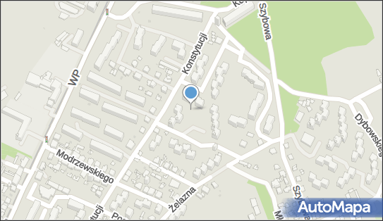 Plac zabaw, Ogródek, Konstytucji 55A, Sosnowiec 41-208 - Plac zabaw, Ogródek