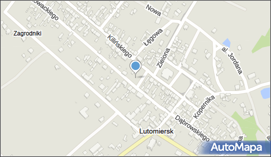 Plac zabaw, Ogródek, Głowackiego 4A, Lutomiersk 95-083 - Plac zabaw, Ogródek