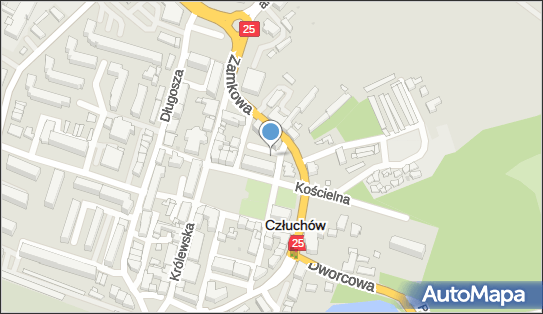 Plac zabaw, Ogródek, Zamkowa25 2, Człuchów 77-300 - Plac zabaw, Ogródek