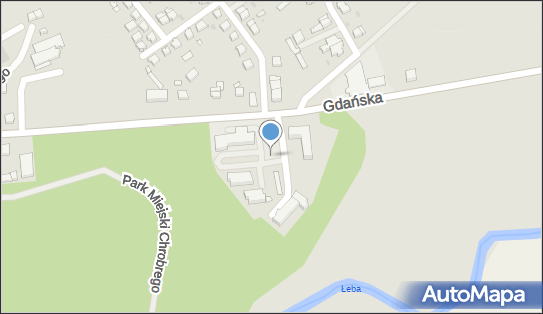 Plac zabaw, Ogródek, Gdańska 41a, Lębork 84-300 - Plac zabaw, Ogródek