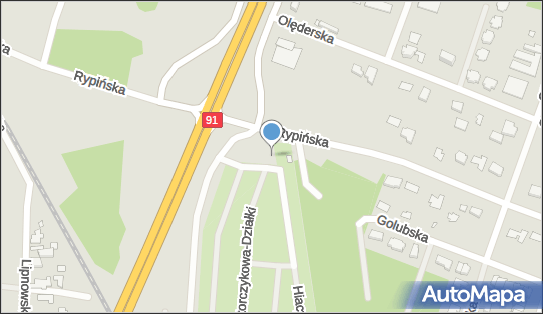 Plac zabaw, Ogródek, Rypińska 34, Toruń 87-100 - Plac zabaw, Ogródek