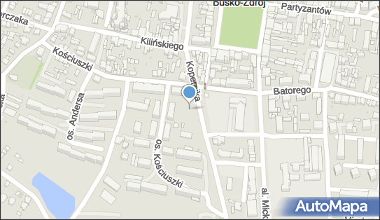 Plac zabaw, Ogródek, Kościuszki Tadeusza, gen. 3A, Busko-Zdrój 28-100 - Plac zabaw, Ogródek